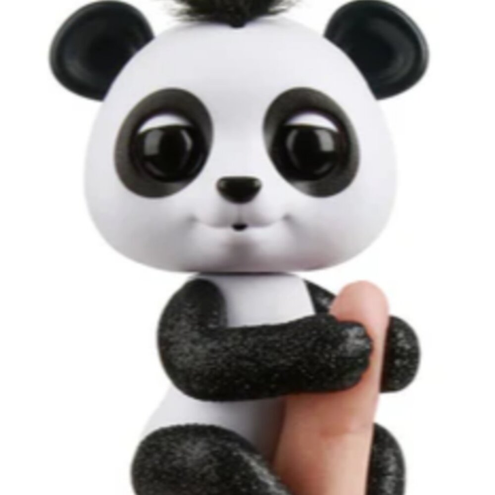 Wowee Panda Glitter Fingerling- like new